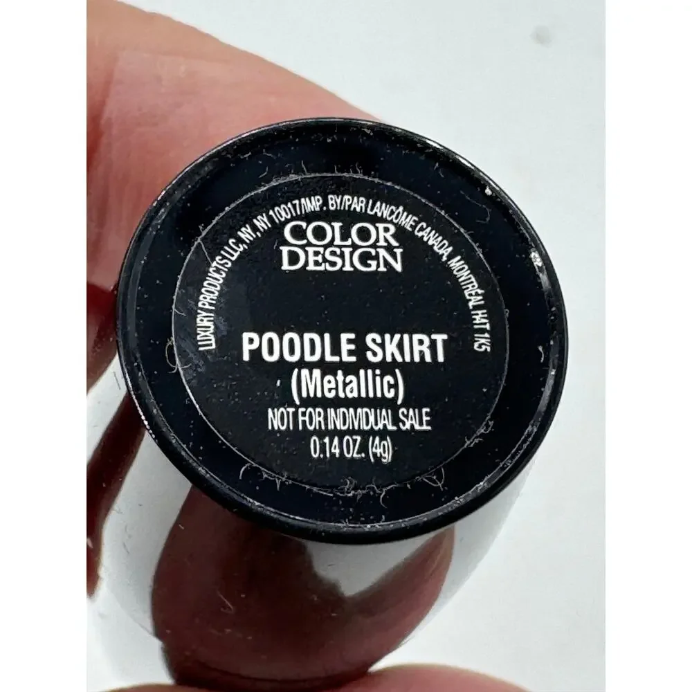 Lancome Color Design lipstick Poodle Skirt metallic